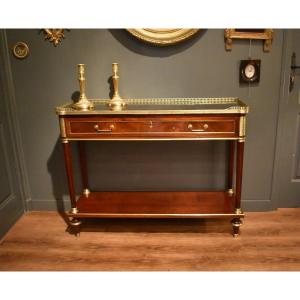 Louis XVI Style Mahogany Console