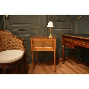 Diredtoire Cherry Wood Bedside Table