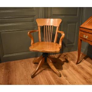 Oak Office Chair