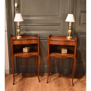 Pair Of Louis XV Style Bedside Tables