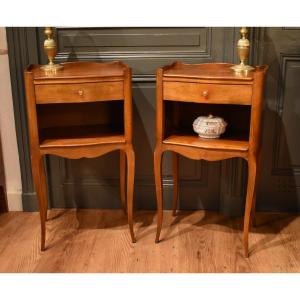 Pair Of Louis XV Style Bedside Tables