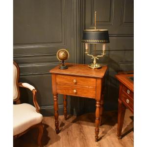 Walnut Bedside Table
