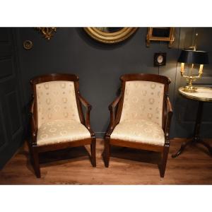 Pair Of Empire Armchairs