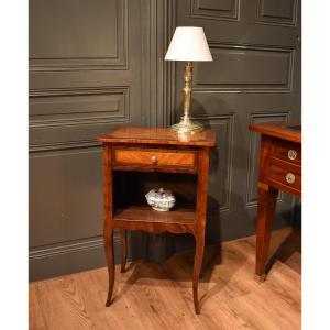 Marquetry Bedside Table
