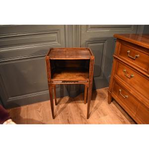 Small Walnut Bedside Table