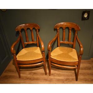 Pair Of Restoration Period Armchairs