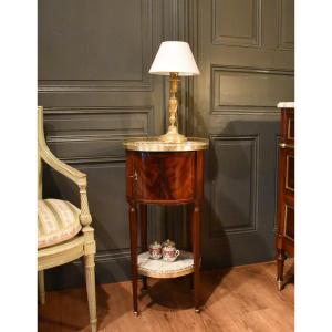 Louis XVI Mahogany Bedside Table