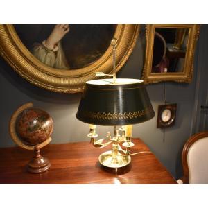 Bouillotte Lamp With Winged Swans