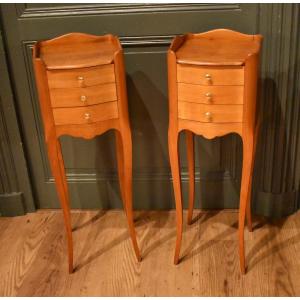 Pair Of Louis XV Small Bedside Tables