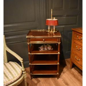 Mahogany Table With Four Tops