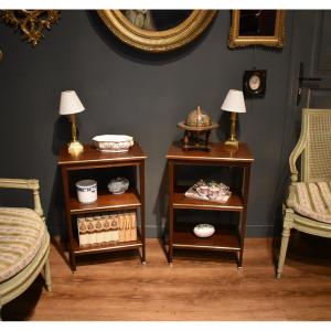 Pair Of Three-top Tables