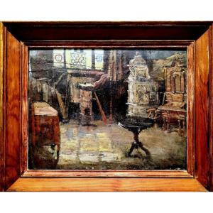 The Gilles Plantey (1881-1974) Music Room Interior