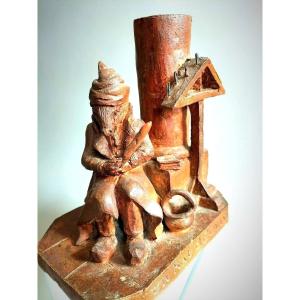 Anthropomorphism Candlestick Satirical Church Rat 1857