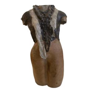 Woman Bust Vase 1980s 