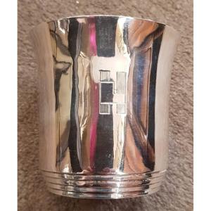 Jean élysée Puiforcat (1897-1945), Timpani In Sterling Silver, Twentieth.