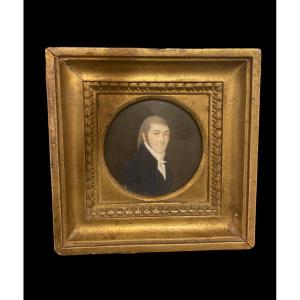 Miniature Portrait Of A Man Dated November 25, 1805