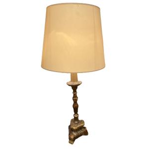 Lamp In Golden Wood, 18th Century