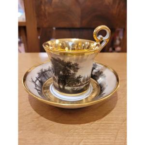 Dagoty, Cup With Landscape Decor