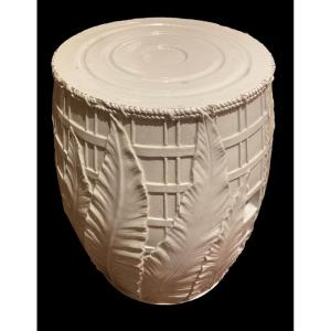 Ceramic Garden Stool, 20th Century