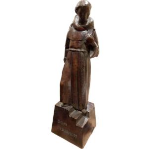 P. Berton, Bronze Dom Perignon, 20th