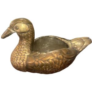 Jardinière En Forme De Canard Signée Sergio Bustamante