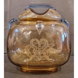 Félix Bracquemond And Haviland, Glass Sugar Bowl