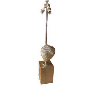 Shell Lamp, Maison Charles, 1970s 