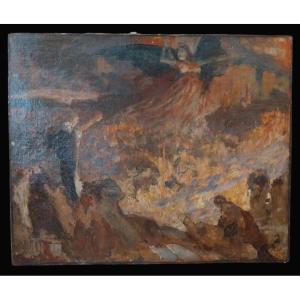 Oil On Canvas, Symbolist School, Late 19th Century