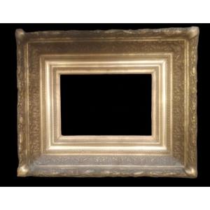 “barbizon” Frame In Wood And Stucco In The Napoleon III Style, 19th Century 