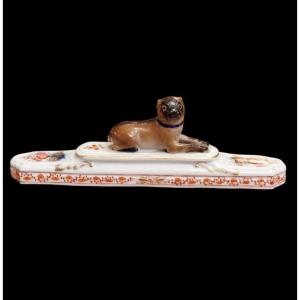 Meissen, “pug” Porcelain Paperweight, 19th Century