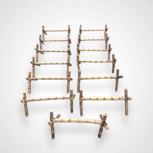 Set Of 20 Knife Holders. Bamboo Model