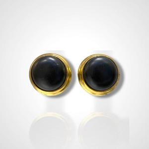 Yves Saint Laurent Vintage Round Earrings