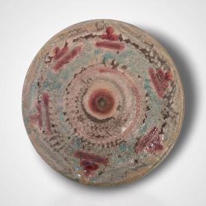 Jean Besnard (1889-1958), Painted Stoneware Cup, 20th Century