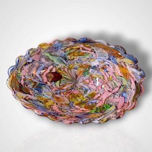 Dino Martens (1894-1970), Murano Cup “tutti Frutti”, 20th Century.