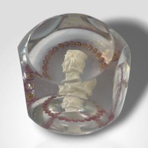 Saint Louis Crystal Sulfide, King St Louis, 20th Century