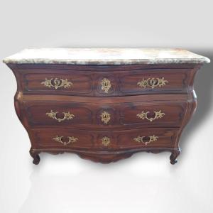 Bordeaux Chest Of Drawers From The Louis XV Period, 18th Century