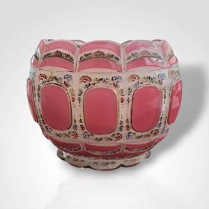 Overlay Vase, Late 19th Century