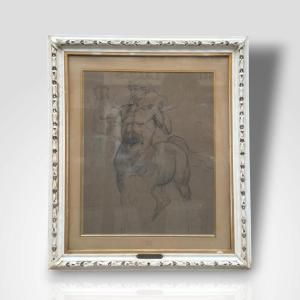 E.fromentin, Drawing Of A Centaur, 19th Century