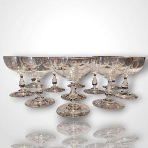 Champagne Glasses, 20th Century 