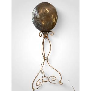 Decorative Garden Ball, Glass, Circa 1900
