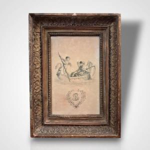 Allegory Of Time, Drawing, 19th Century