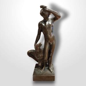 Bronze, Jupiter And Ganymede, 20th Century