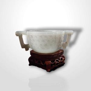Decorative Jade Cup, China, 18th Century