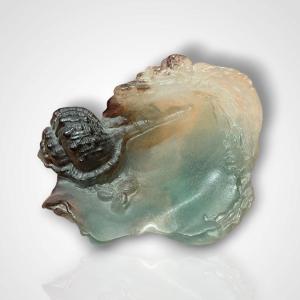 Daum, Murex Pocket Tray, 20th Century