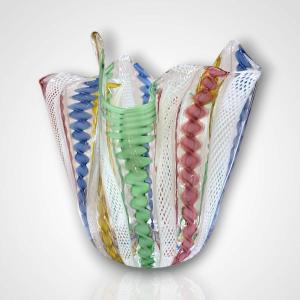 Murano, Fazzoletto Vase, 20th Century