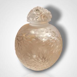 Lalique Tea Caddy/bottle, 20th Century