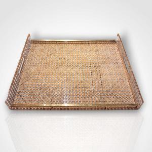 Gabriella Crespi For Christian Dior, Cane Tray, 20th Century