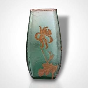 Glass Vase, Late 19th-early 20th Century