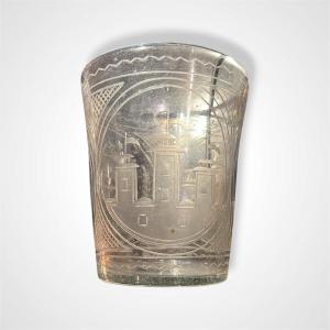 Masonic Crystal Ceremonial Glass, Early 19th Century