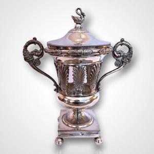 Silver Jam Dish, 19th Century